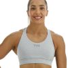 Women TYR Sport Sports Bras | Tyr Base Kinetic Women'S Crossback Sports Bra - Heather