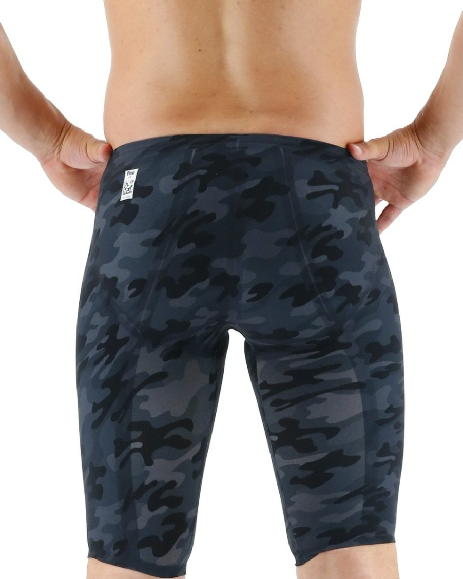 Men TYR Sport Technical Suits | Tyr Men'S Venzo High-Waist Jammer Swimsuit - Camo