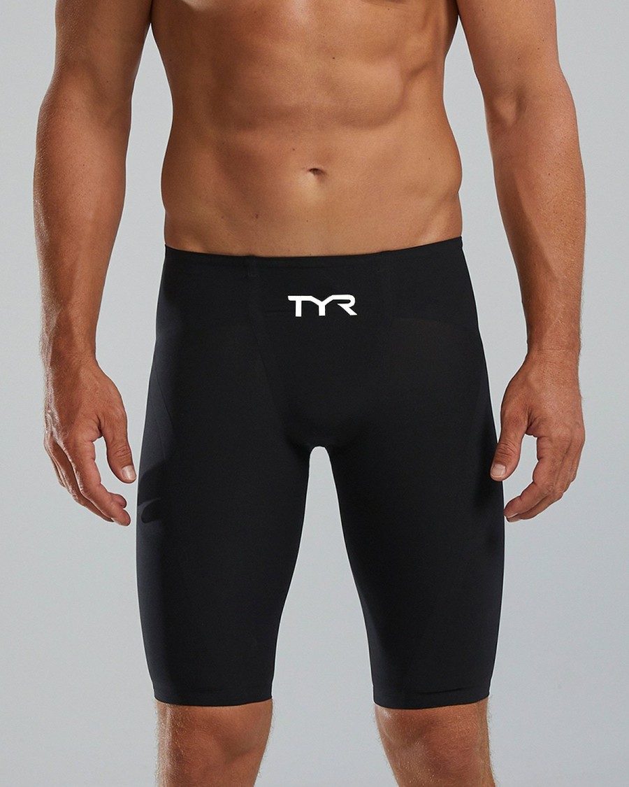 Men TYR Sport Technical Suits | Tyr Men'S Venzo High Waist Jammer Swimsuit - Solid