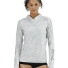 Women TYR Sport Hoodies & Sweatshirts | Tyr Sundefense Women'S Vented Hooded Shirt - Camohex