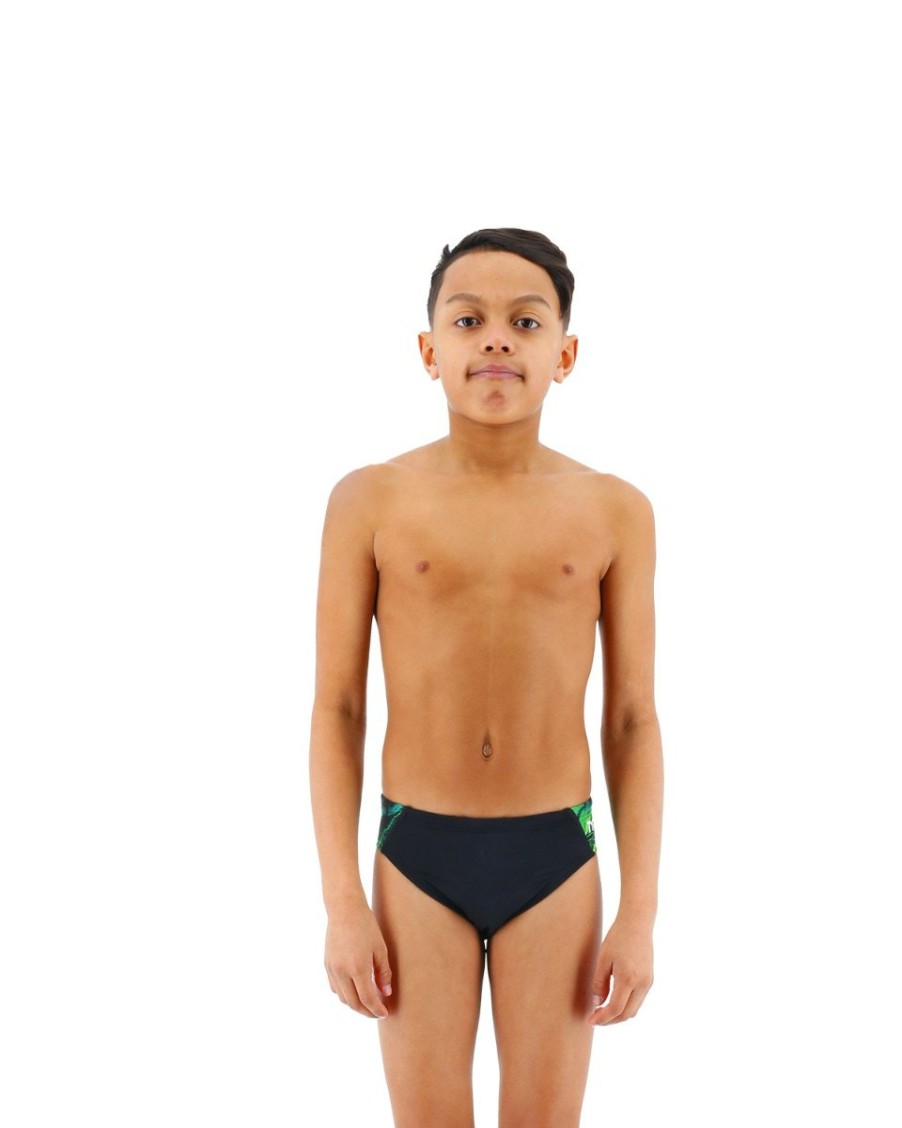 Kids TYR Sport Competition Swimwear | Tyr Durafast Lite® Boys' Brief Swimsuit - Cadence