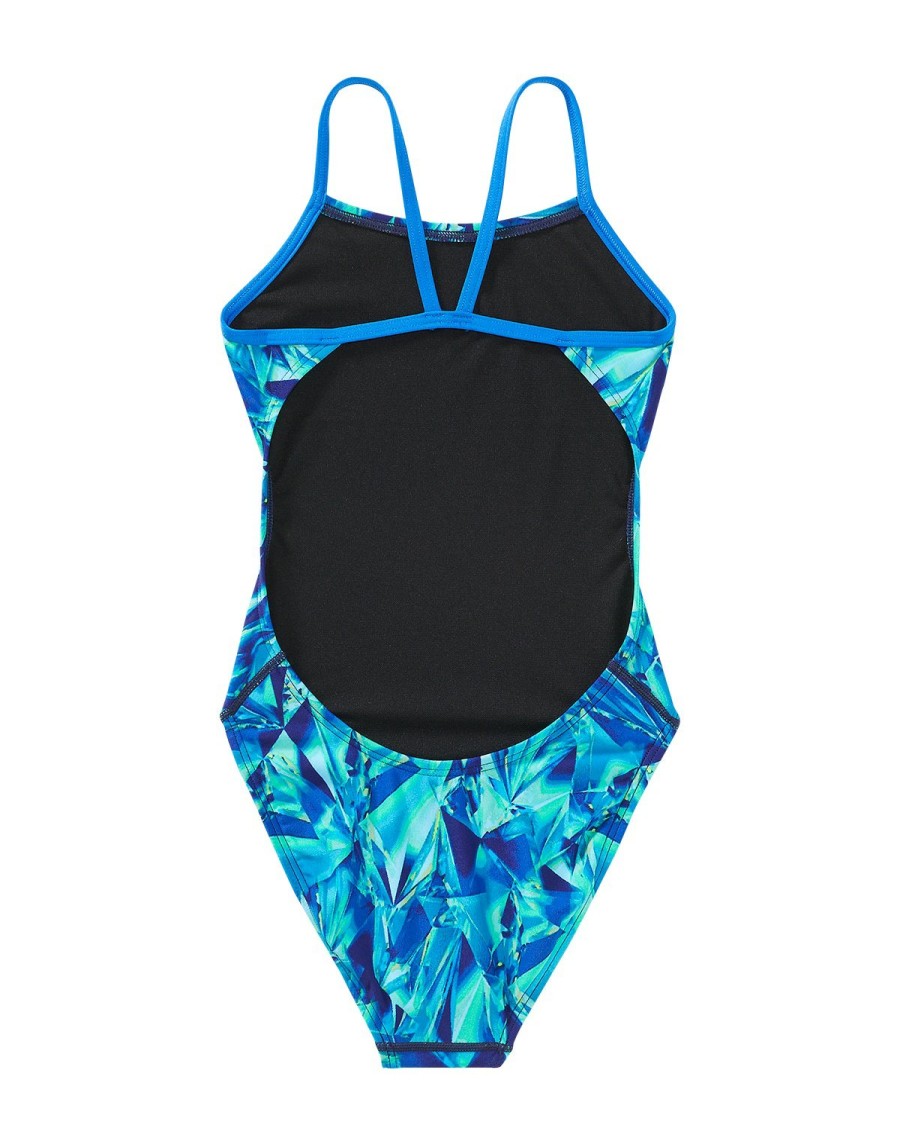 Kids TYR Sport Competition Swimwear | Tyr Durafast Elite® Girls' Cutoutfit Swimsuit - Crystalized