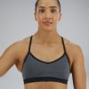 Women TYR Sport Sports Bras | Tyr Base Kinetic Women'S V-Neck Sports Bra - Solid