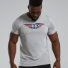 Men TYR Sport Shirts | Tyr Ultrasoft Men'S Short Sleeve Graphic Tee Take Flight