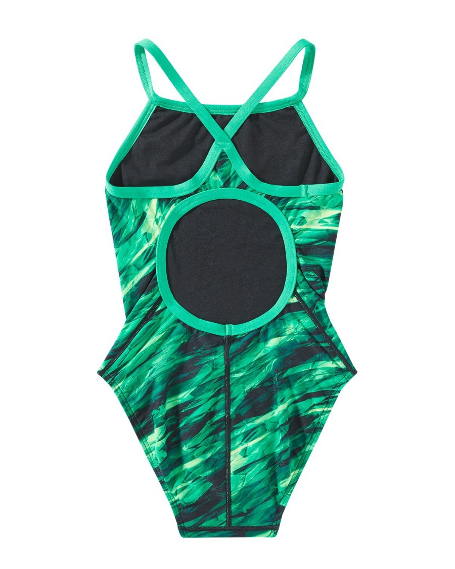 Kids TYR Sport Competition Swimwear | Tyr Durafast Elite® Girls' Diamondfit Swimsuit - Vitric