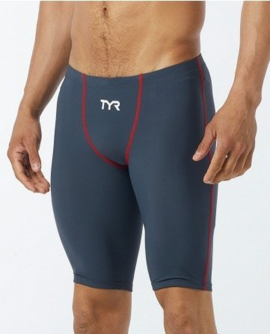 Men TYR Sport Technical Suits | Tyr Men'S Thresher® Jammer Swimsuit - U12 Compliant - Solid