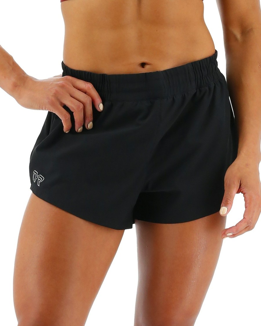 Women TYR Sport Shorts | Tyr Hydrosphere Women'S Pace Running Shorts - Solid