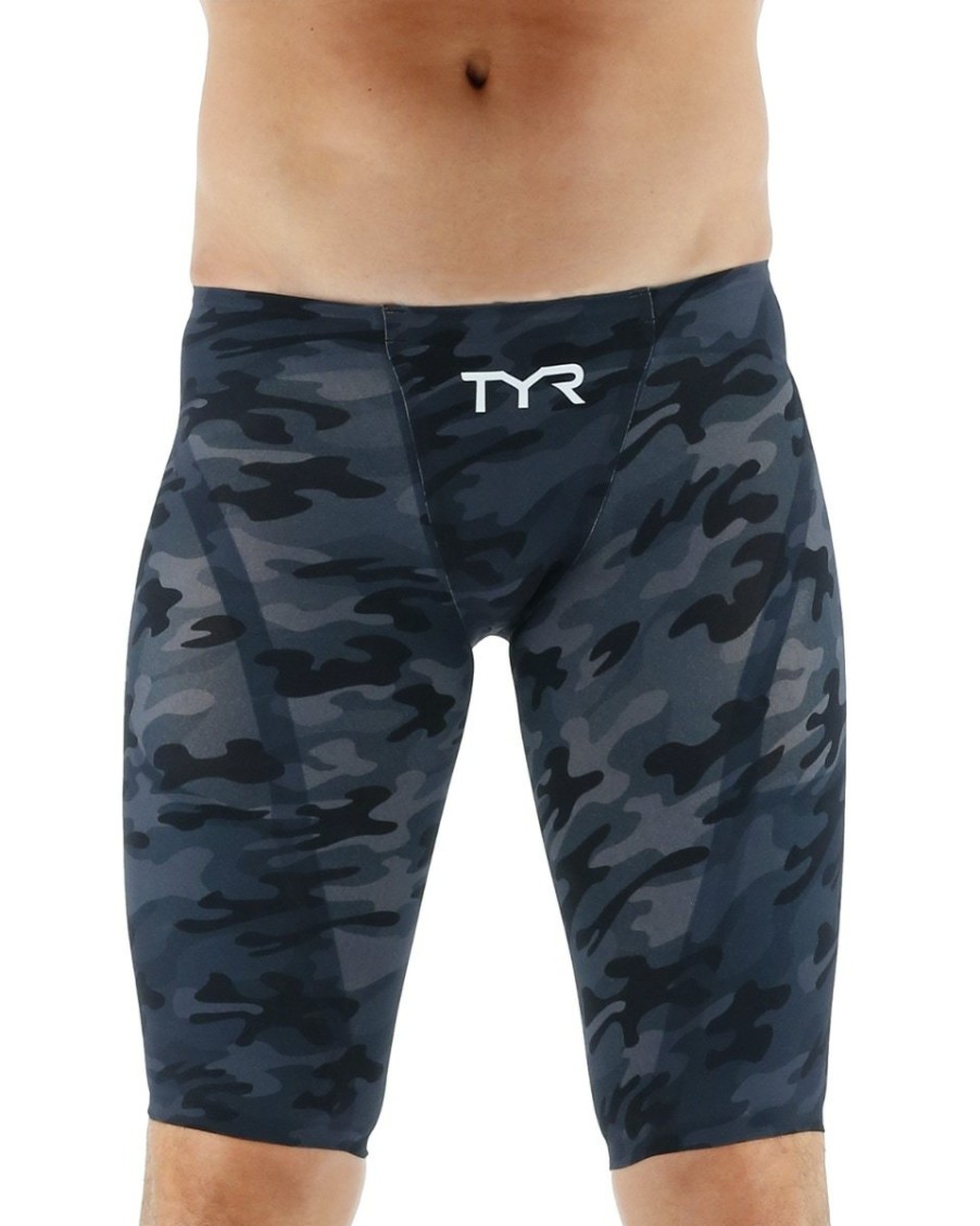 Men TYR Sport Technical Suits | Tyr Men'S Venzo Jammer Swimsuit - Camo