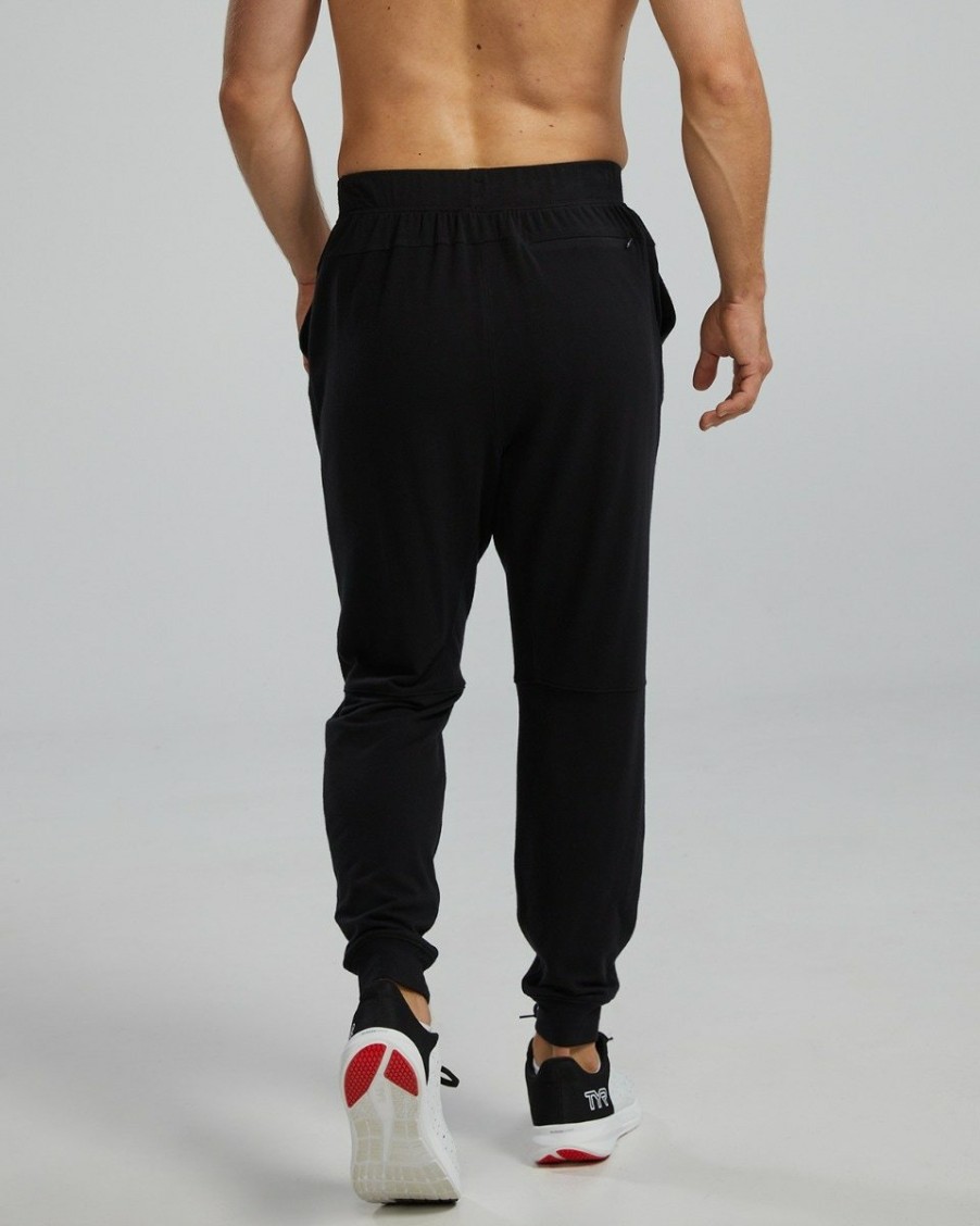 Men TYR Sport Pants | Tyr Ultrasoft Men'S Midweight Terry A.M. Joggers - Solid / Heather