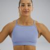 Women TYR Sport Sports Bras | Tyr Base Kinetic Women'S High Neck Sports Bra - Solid