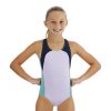 Kids TYR Sport Recreational Swimwear | Tyr Durafast Elite® Girls' Ella Maxfit Swimsuit - Solid Splice