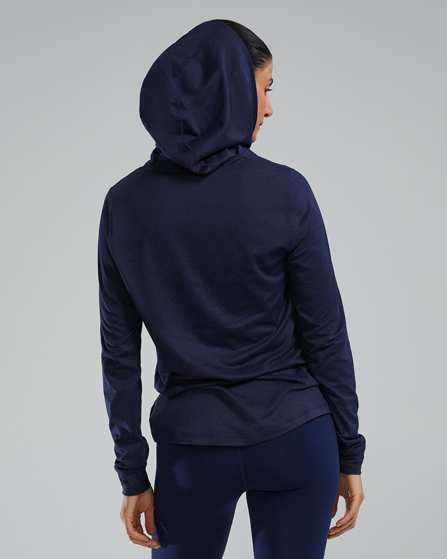 Women TYR Sport Hoodies & Sweatshirts|Shirts | Tyr Sls Women'S Tech Performance Hoodie - Solid