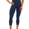 Women TYR Sport Leggings | Tyr Base Kinetic Women'S High-Rise 21" Leggings - Solid