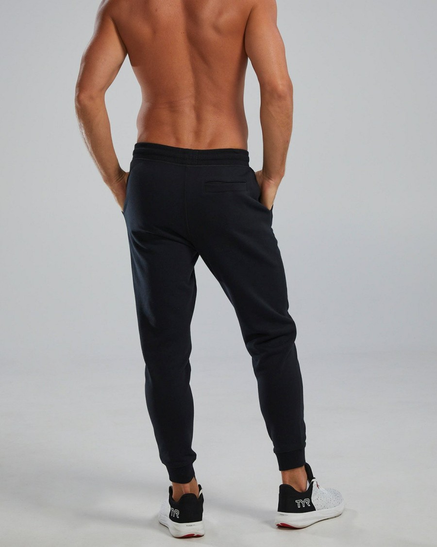 Men TYR Sport Pants | Tyr Men'S Ultrasoft Heavyweight Terry Jogger- Solid