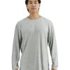 Men TYR Sport Shirts | Tyr Airtec Men'S Long Sleeve Tee - Solid