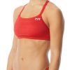 Women TYR Sport Two Piece|Training Suits | Tyr Durafast One® Women'S Diamondfit Top Swimsuit - Solid