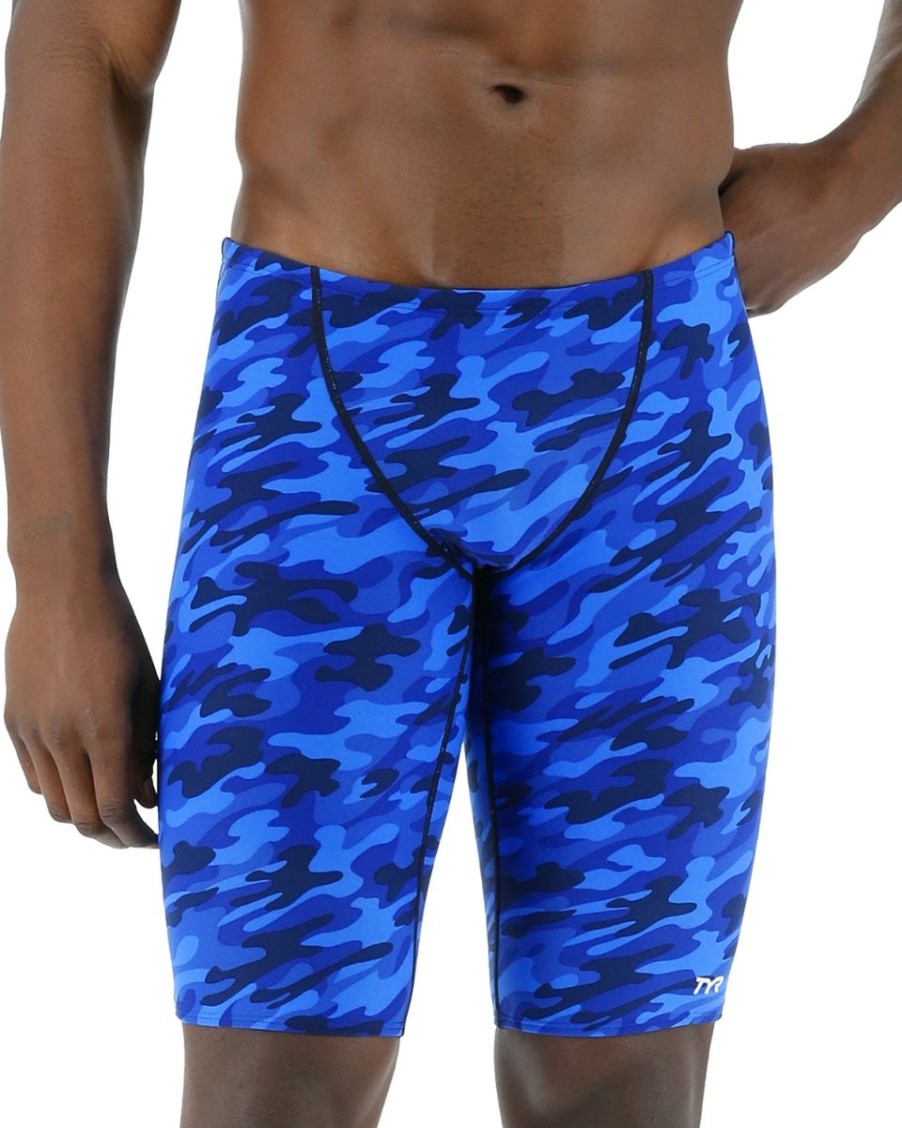 Men TYR Sport Team Suits | Tyr Durafast Elite® Men'S Jammer Swimsuit - Camo