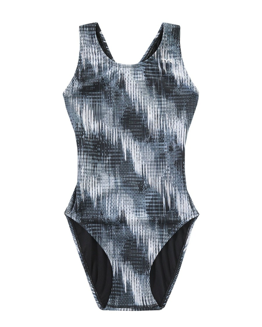 Kids TYR Sport Competition Swimwear | Tyr Durafast Elite® Girls' Maxfit Swimsuit - Surge