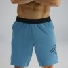 Men TYR Sport Shorts | Tyr Hydrosphere Men'S Lined 7" Unbroken Big Logo Shorts - Solid