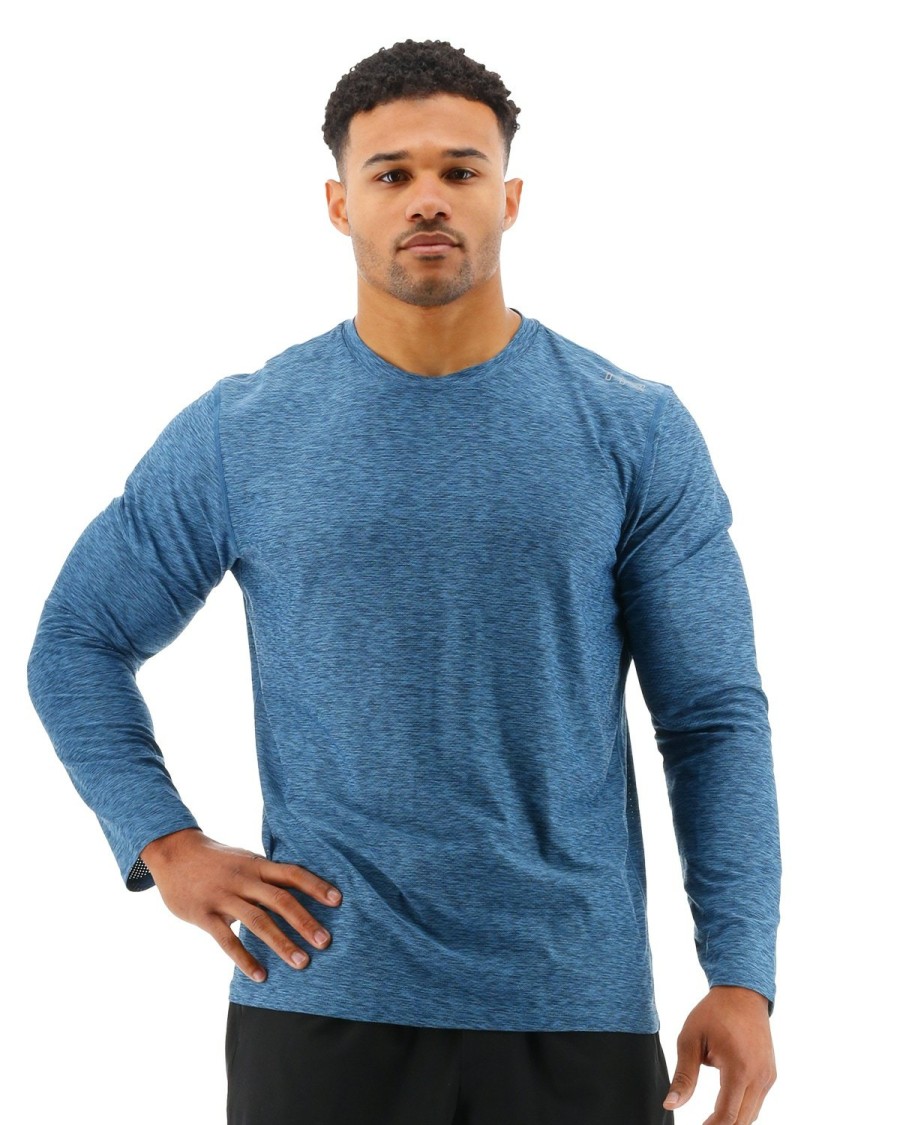 Men TYR Sport Shirts | Tyr Airtec Men'S Long Sleeve Tee - Solid