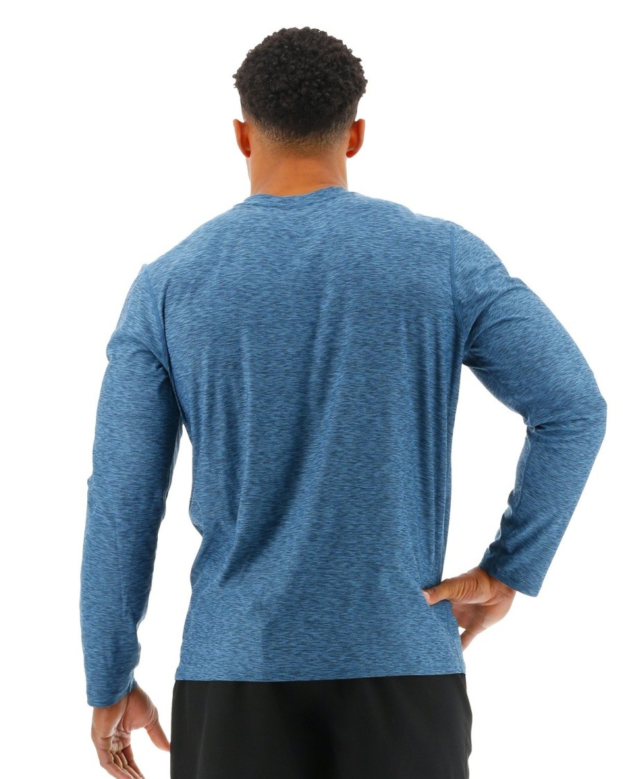 Men TYR Sport Shirts | Tyr Airtec Men'S Long Sleeve Tee - Solid