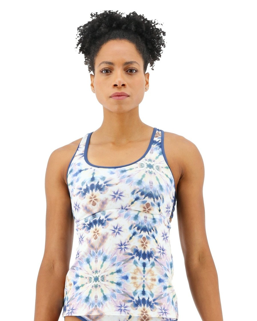 Women TYR Sport Beach & Board | Tyr Women'S Harley Tank - Pressed Flowers