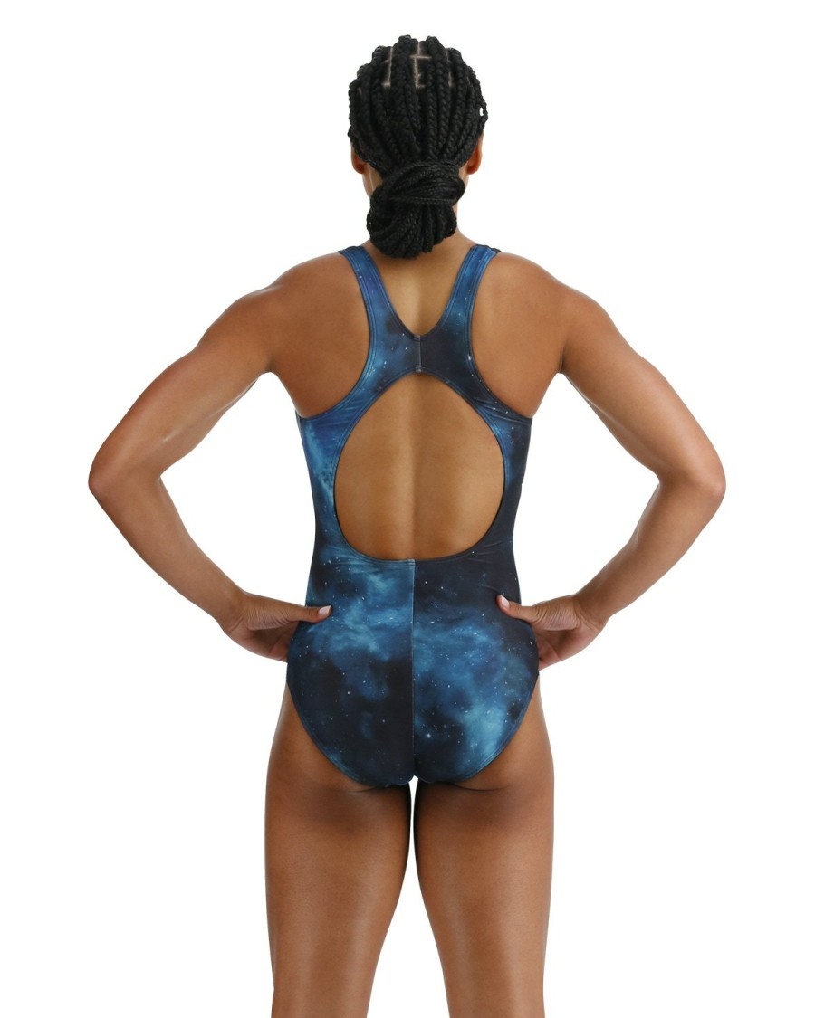 Women TYR Sport One Piece|Controlfit Suits | Tyr Durafast Elite® Women'S Max Splice Controlfit Swimsuit - Cosmic Night