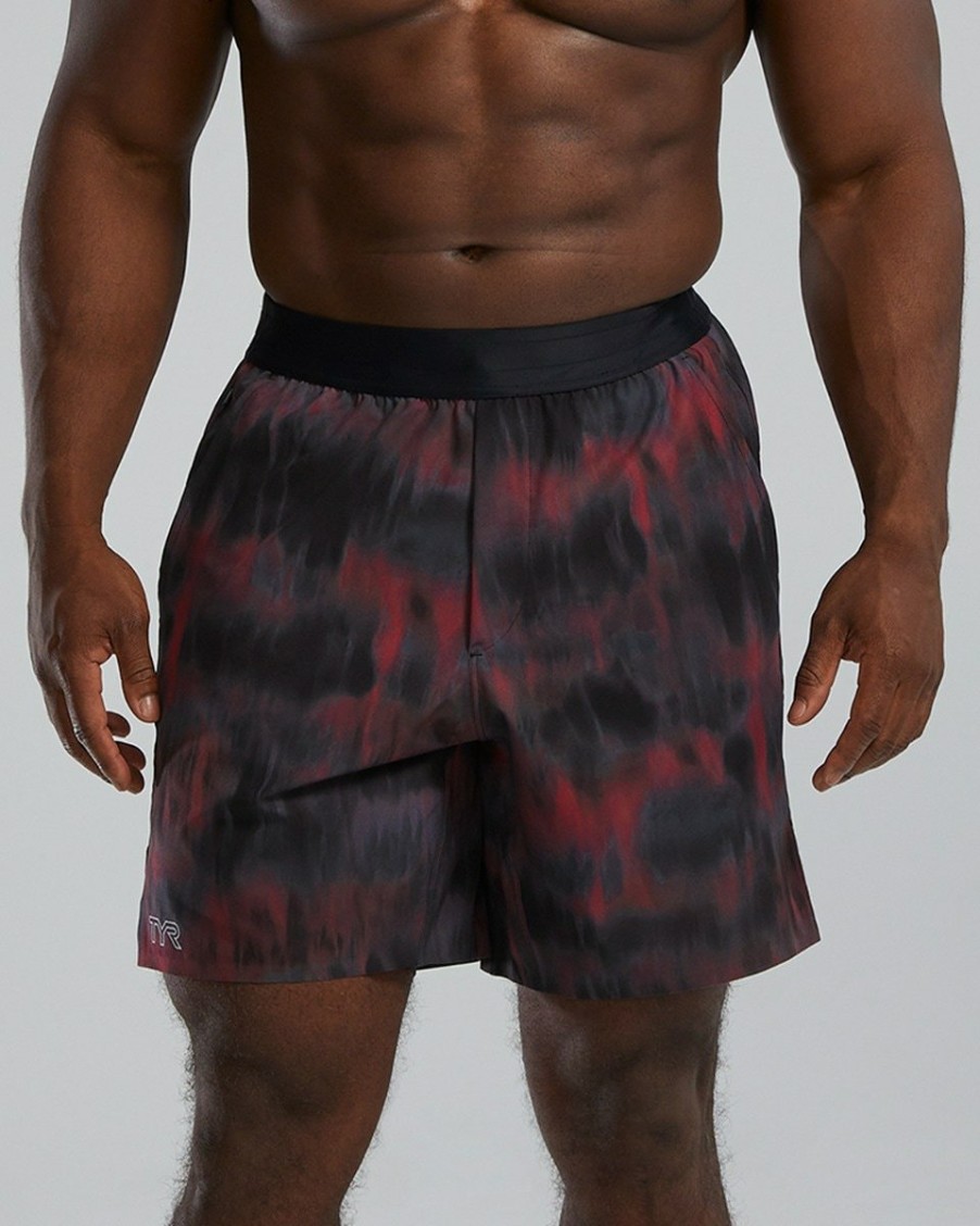 Men TYR Sport Shorts | Tyr Hydrosphere Men'S Unbroken Lined 7" Unbroken Shorts - Spectrik