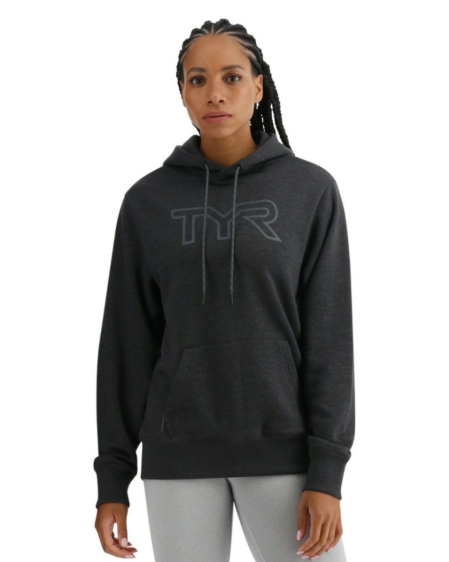 Women TYR Sport Hoodies & Sweatshirts | Tyr Ultrasoft Women'S Big Logo Tech Hoodie