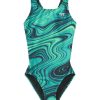 Kids TYR Sport Competition Swimwear | Tyr Durafast Elite® Girls' Maxfit Swimsuit - Vitality