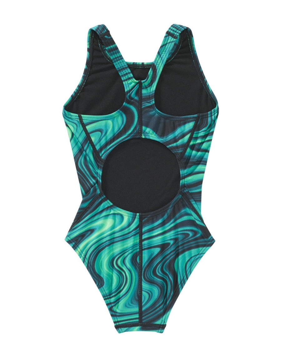 Kids TYR Sport Competition Swimwear | Tyr Durafast Elite® Girls' Maxfit Swimsuit - Vitality