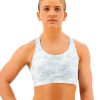 Women TYR Sport Sports Bras | Tyr Base Kinetic Women'S Crossback Sports Bra - Whiteout Camo