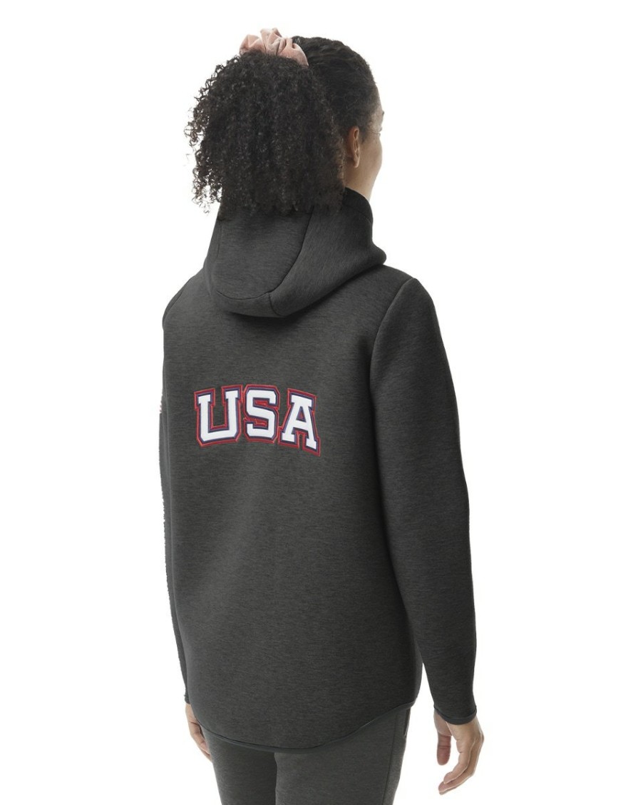 Women TYR Sport Hoodies & Sweatshirts | Tyr Women'S Elite Team Full Zip Hoodie - Usa