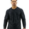 Men TYR Sport Shirts | Tyr Airtec Men'S Long Sleeve Tee - Blackout Camo