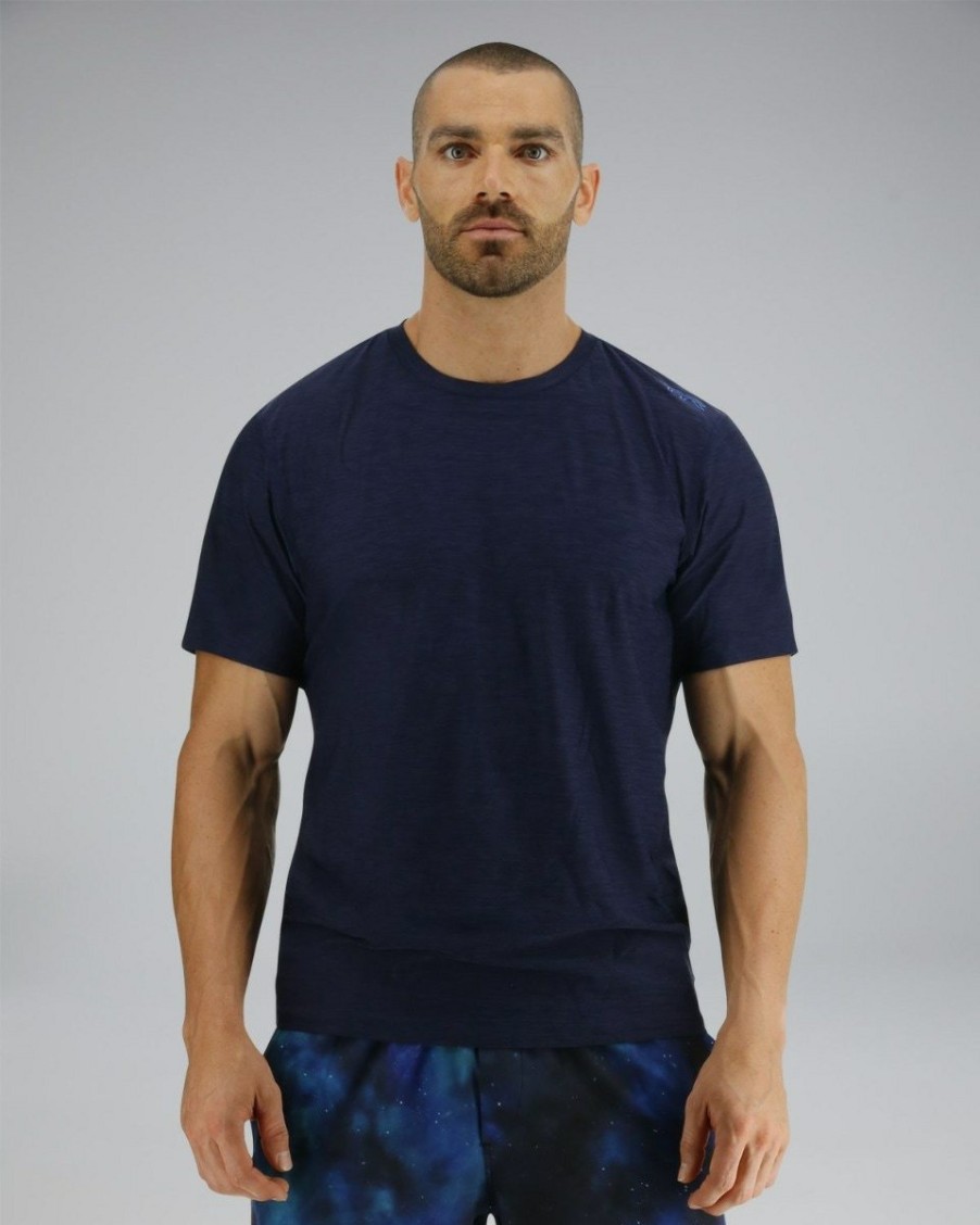 Men TYR Sport Shirts | Tyr Airtec Men'S Tee - Solid