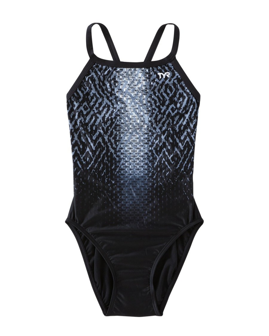 Kids TYR Sport Competition Swimwear | Tyr Durafast Elite® Girls' Diamondfit Swimsuit - Odyssey