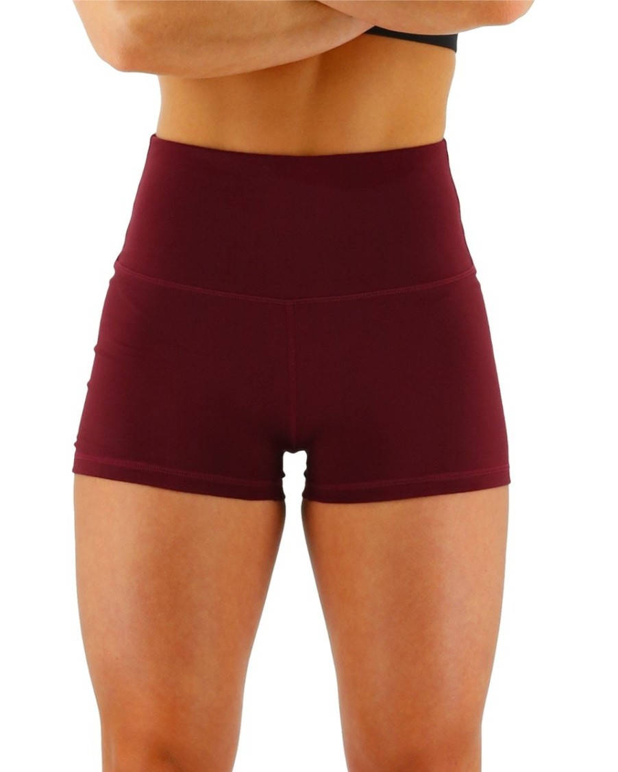 Women TYR Sport Shorts | Tyr Base Kinetic Women'S 2" High-Rise Short - Solid