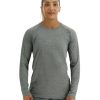 Women TYR Sport Shirts | Tyr Climadry Women'S Raglan Long Sleeve Tee - Solid / Heather