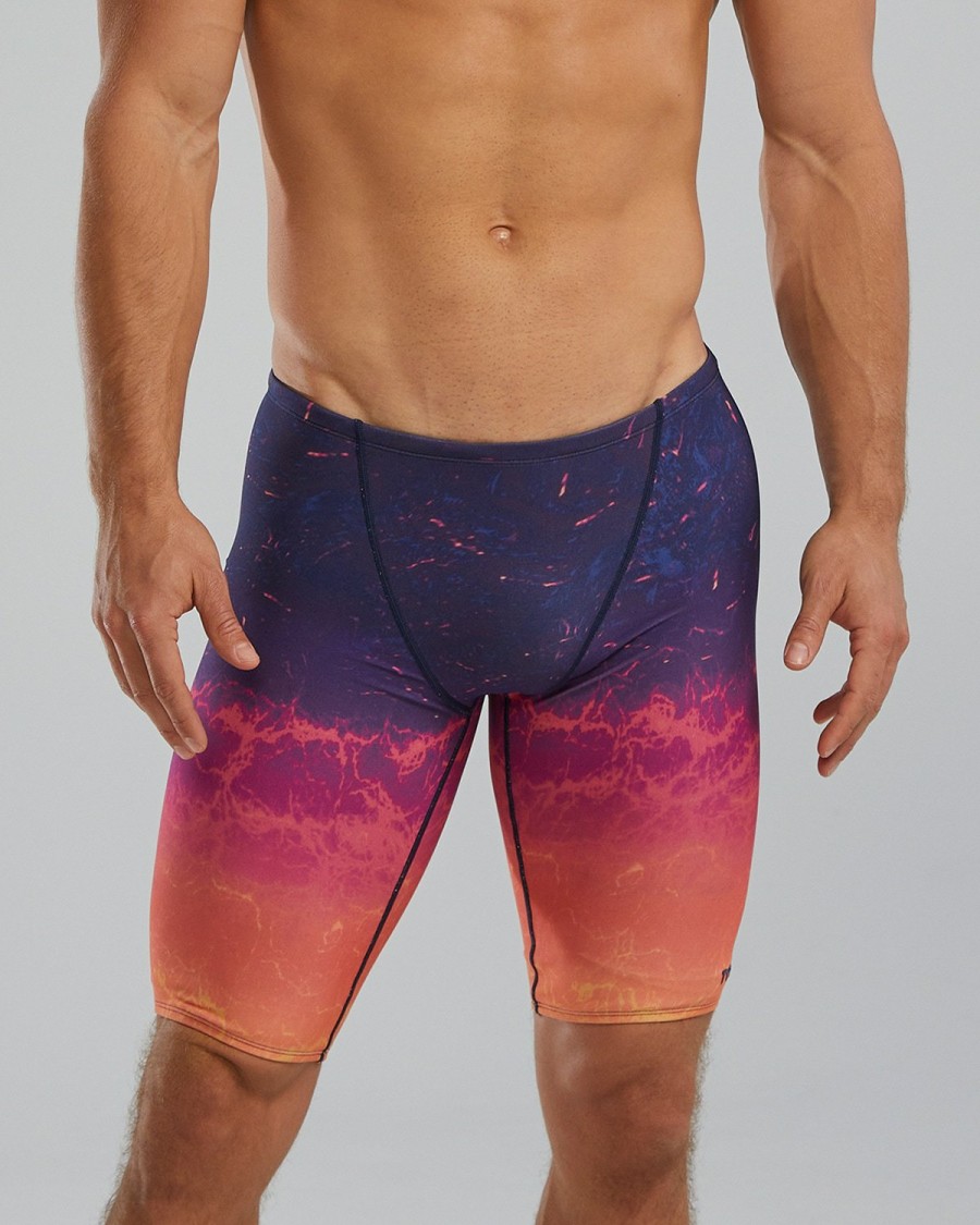 Men TYR Sport Training Suits | Tyr Durafast Elite® Men'S Jammer Swimsuit - Infrared