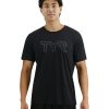 Men TYR Sport Shirts | Tyr Ultrasoft Men'S Big Logo Tri-Blend Tech Tee