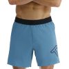 Men TYR Sport Shorts | Tyr Hydrosphere Men'S Lined 9" Unbroken Big Logo Shorts - Solid