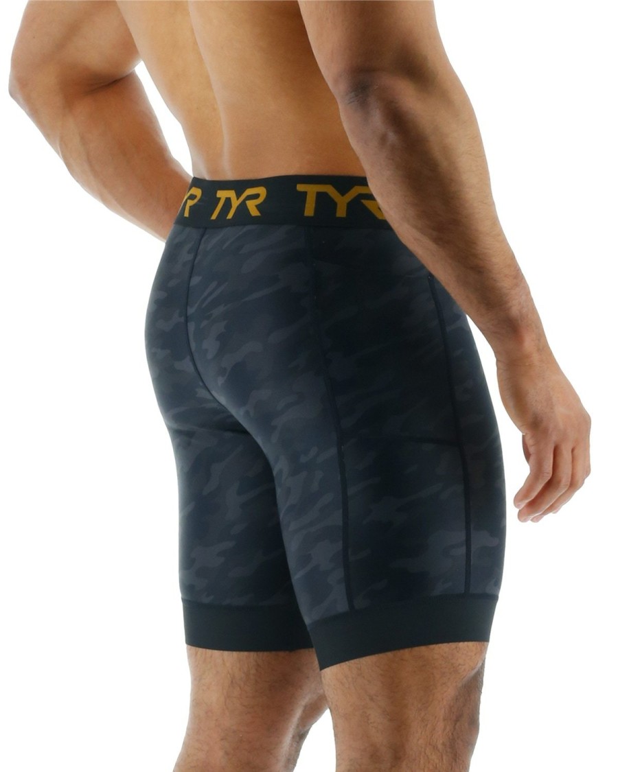 Men TYR Sport Compression | Tyr Compression Men'S 8" Compression Short