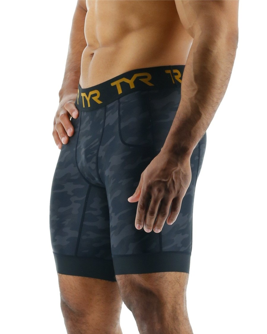 Men TYR Sport Compression | Tyr Compression Men'S 8" Compression Short