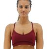 Women TYR Sport Sports Bras | Tyr Base Kinetic Women'S V-Neck Sports Bra - Solid