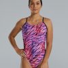 Women TYR Sport One Piece|Training Suits | Tyr Durafast Elite® Women'S Cutoutfit Swimsuit - Falcon