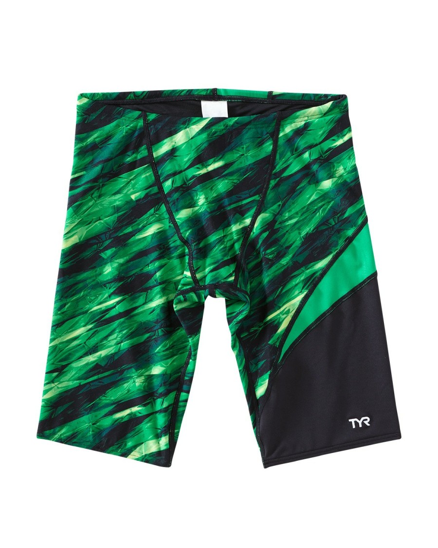 Kids TYR Sport Competition Swimwear | Tyr Durafast Elite® Boys' Wave Jammer Swimsuit - Vitric