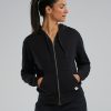 Women TYR Sport Outerwear|Hoodies & Sweatshirts | Tyr Ultrasoft Women'S Heavyweight Terry Full-Zip Hoodie - Solid