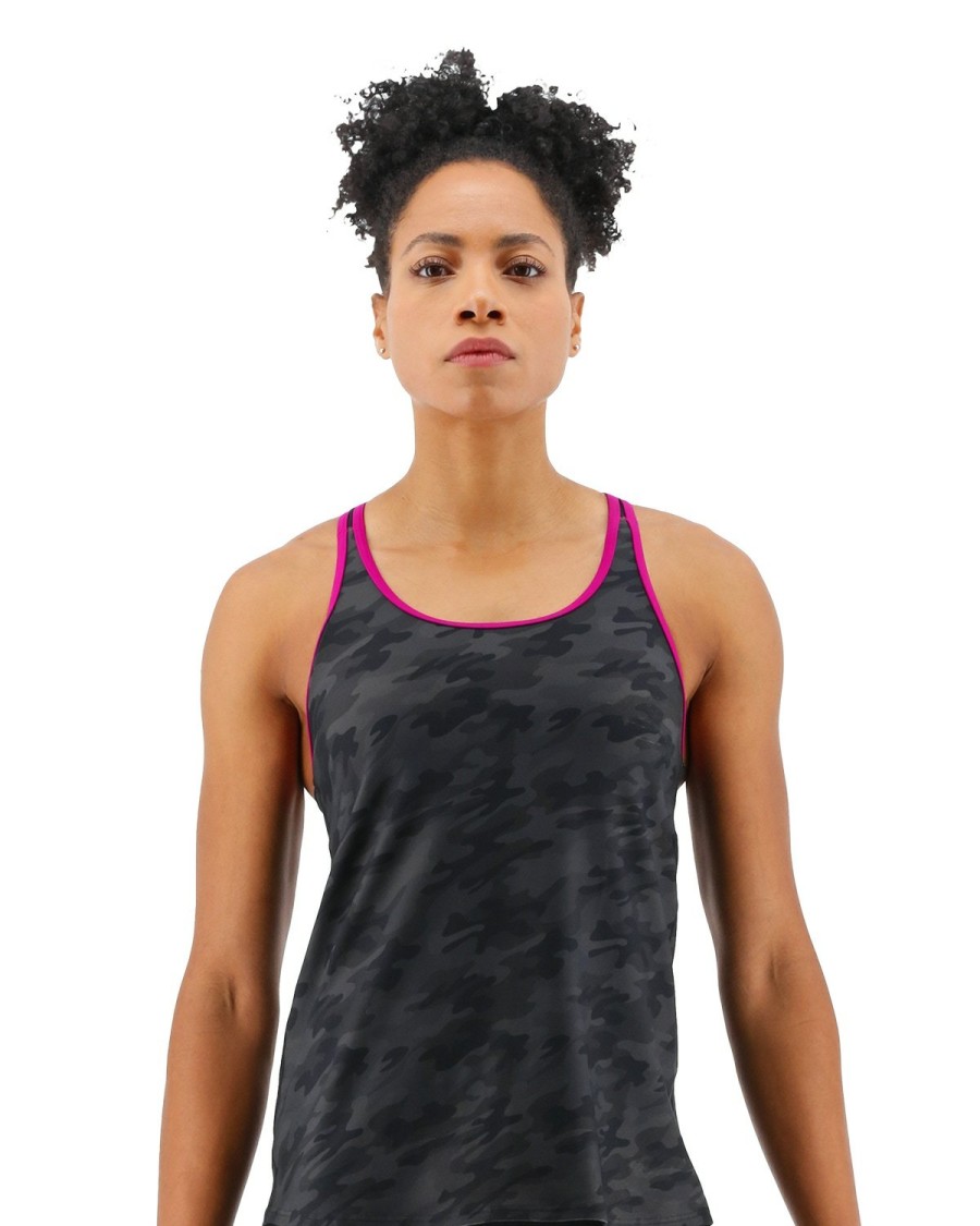 Women TYR Sport Beach & Board | Tyr Durafast Elite® Women'S Taylor Tank - Blackout Camo