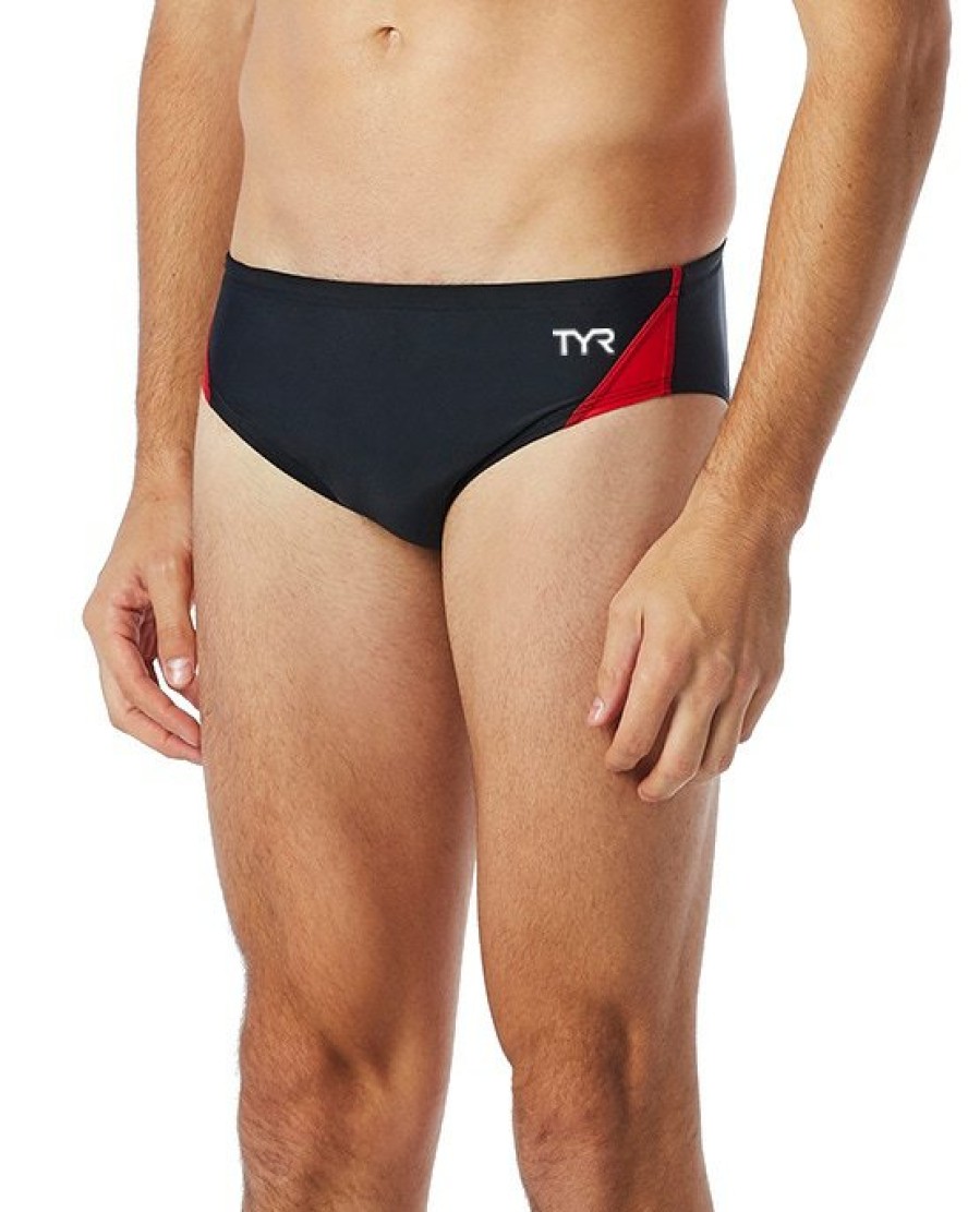 Men TYR Sport Team Suits | Tyreco Men'S Alliance Brief Swimsuit - Splice