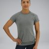 Women TYR Sport Shirts | Tyr Climadry Women'S Raglan Tee - Solid / Heather